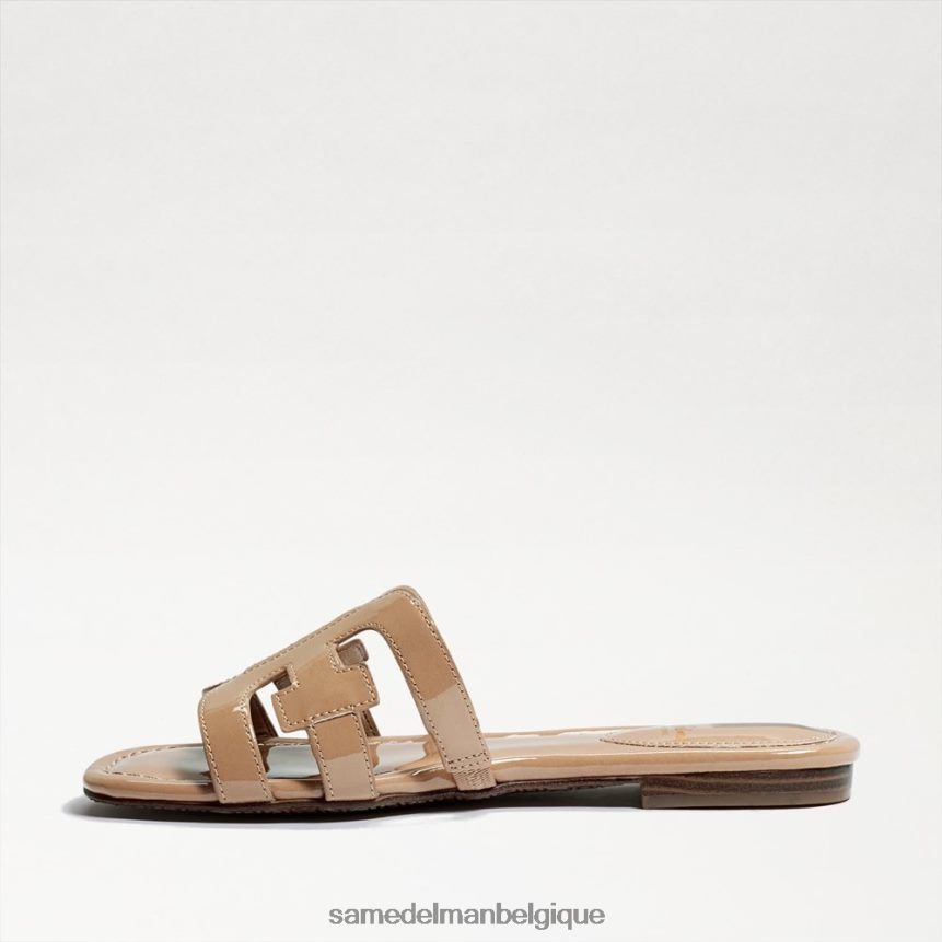 sandale à enfiler baie Sam Edelman femmes brevet d'amande JZ0XZ0378 chaussure