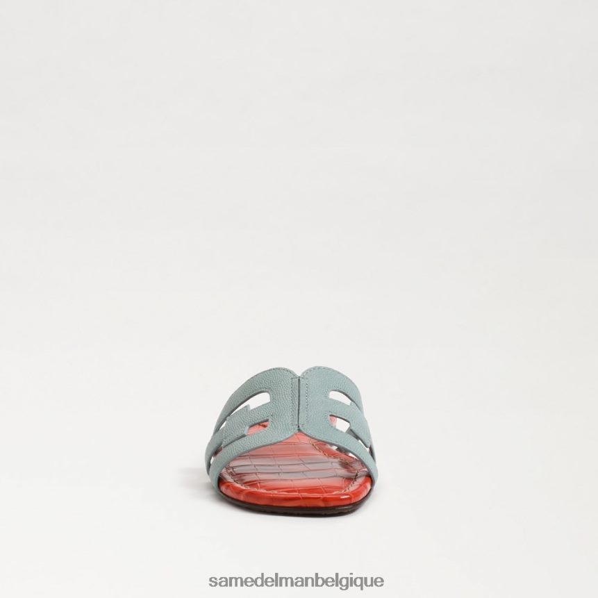 sandale à enfiler baie Sam Edelman femmes coquelicot bleu marée/orange JZ0XZ09 chaussure