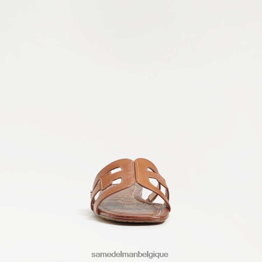 sandale à enfiler baie Sam Edelman femmes cuir de selle JZ0XZ014 chaussure