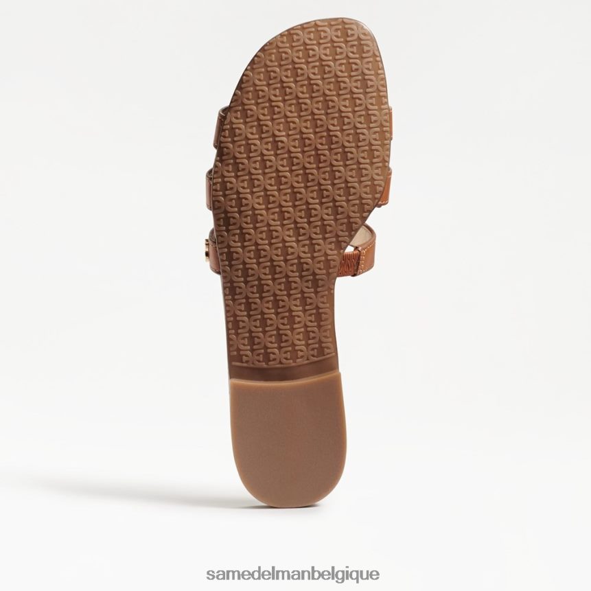 sandale à enfiler baie Sam Edelman femmes cuir de selle JZ0XZ014 chaussure