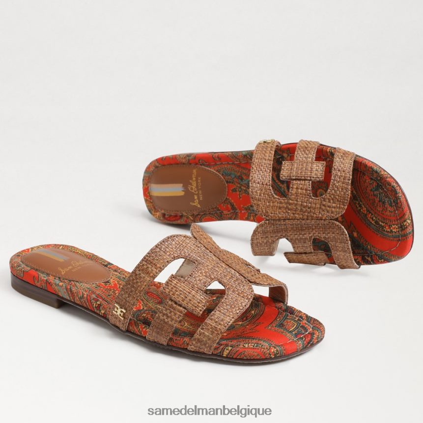 sandale à enfiler baie Sam Edelman femmes cuoio JZ0XZ019 chaussure