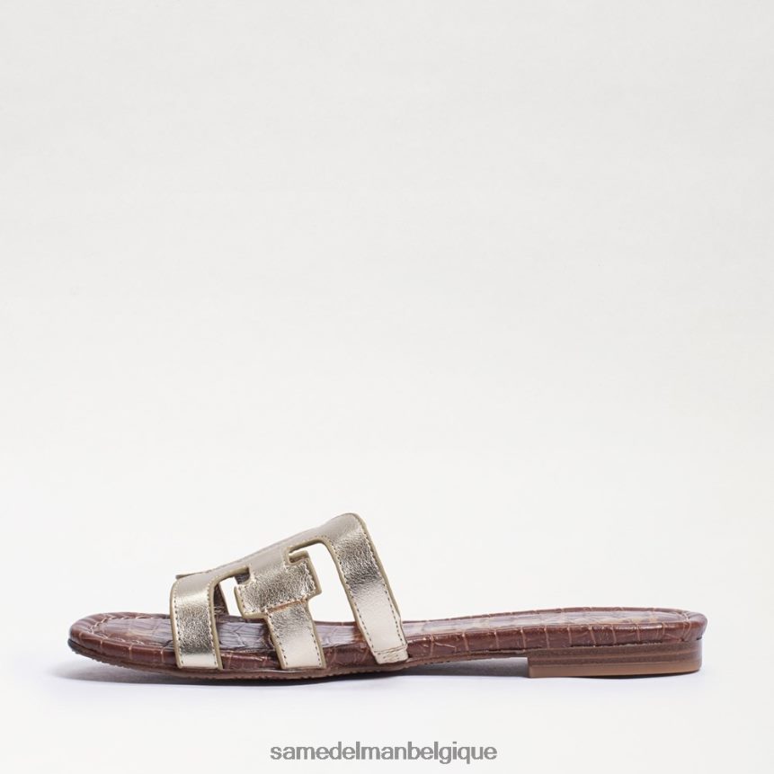 sandale à enfiler baie Sam Edelman femmes or fondu JZ0XZ015 chaussure
