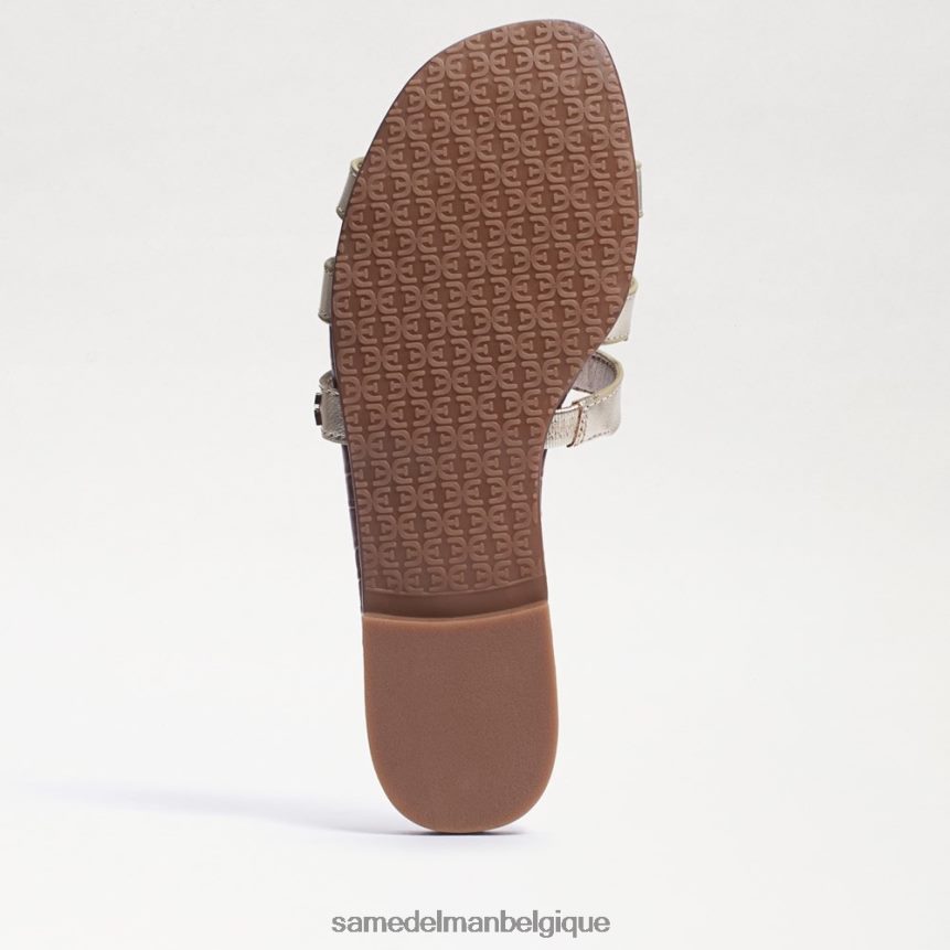 sandale à enfiler baie Sam Edelman femmes or fondu JZ0XZ015 chaussure