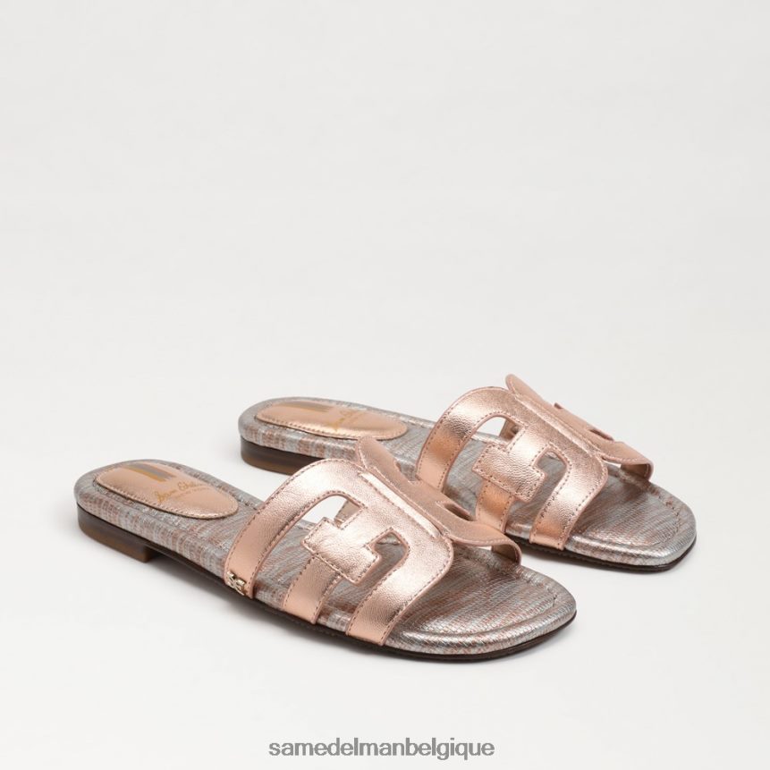 sandale à enfiler baie Sam Edelman femmes or rose JZ0XZ017 chaussure