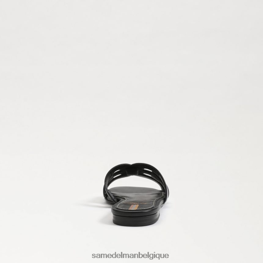 sandale à enfiler bay radiant Sam Edelman femmes Cuir noir JZ0XZ0575 chaussure