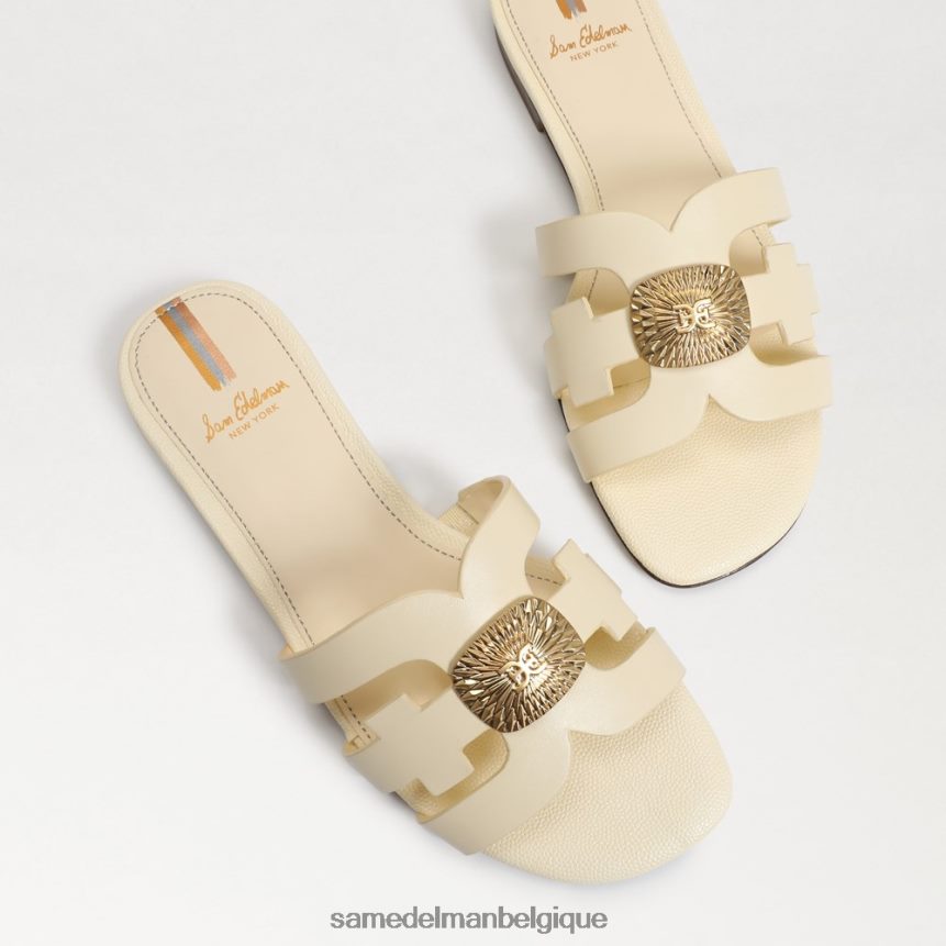 sandale à enfiler bay radiant Sam Edelman femmes blé blanchi JZ0XZ0579 chaussure