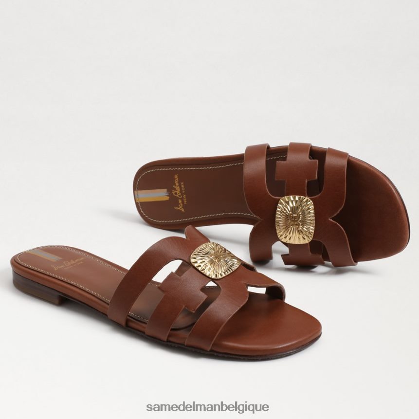 sandale à enfiler bay radiant Sam Edelman femmes bourbon foncé JZ0XZ0578 chaussure