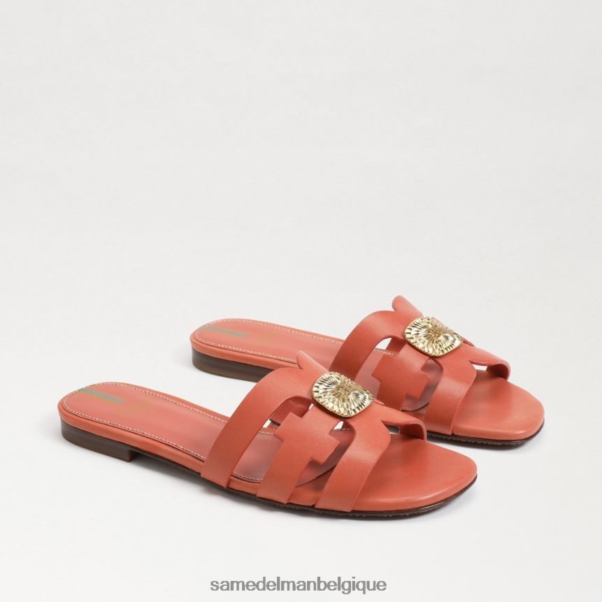 sandale à enfiler bay radiant Sam Edelman femmes rose terre cuite JZ0XZ0577 chaussure