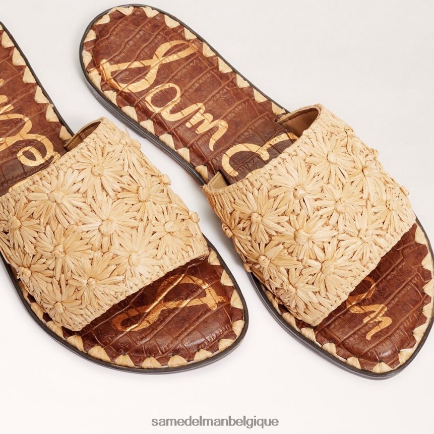 sandale à enfiler en raphia giovanna Sam Edelman femmes bois de hêtre JZ0XZ069 chaussure