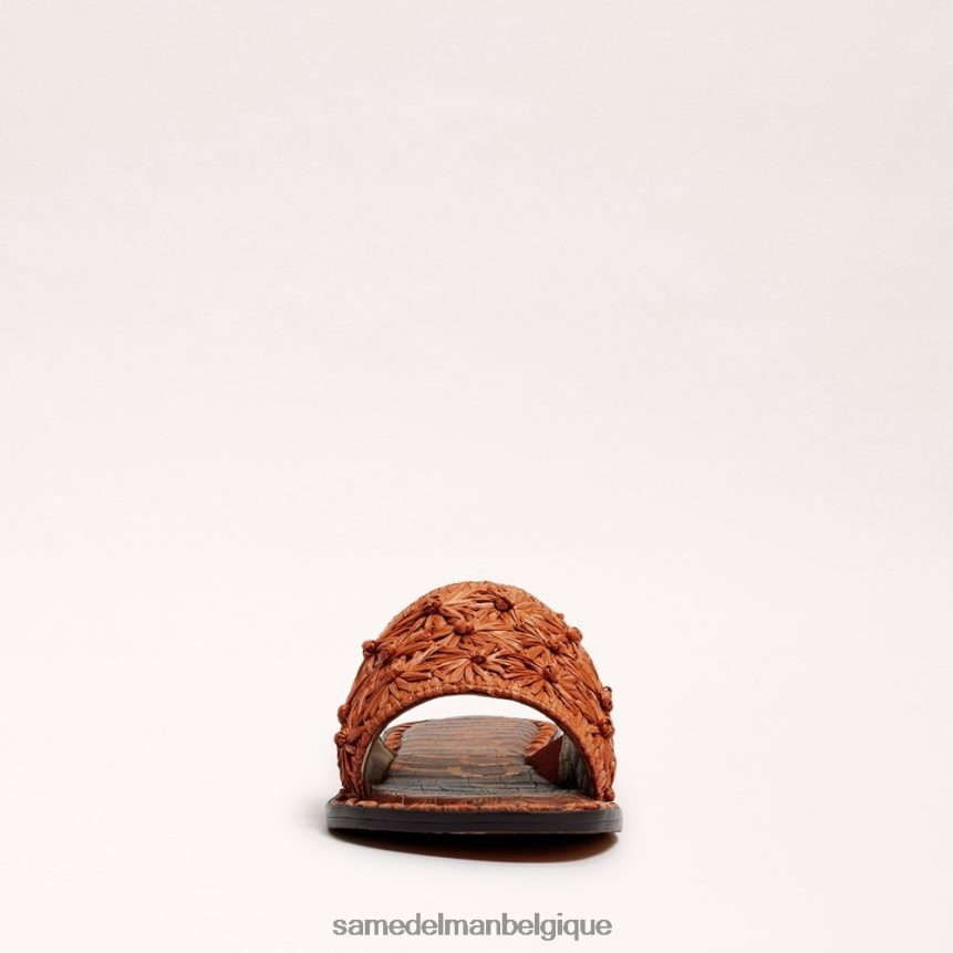 sandale à enfiler en raphia giovanna Sam Edelman femmes rouille foncée JZ0XZ070 chaussure