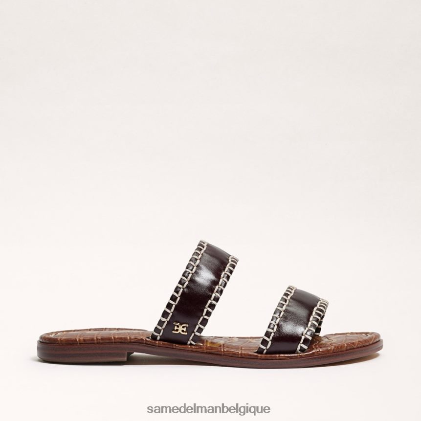 sandale à enfiler ginna Sam Edelman femmes marron foncé JZ0XZ0263 chaussure