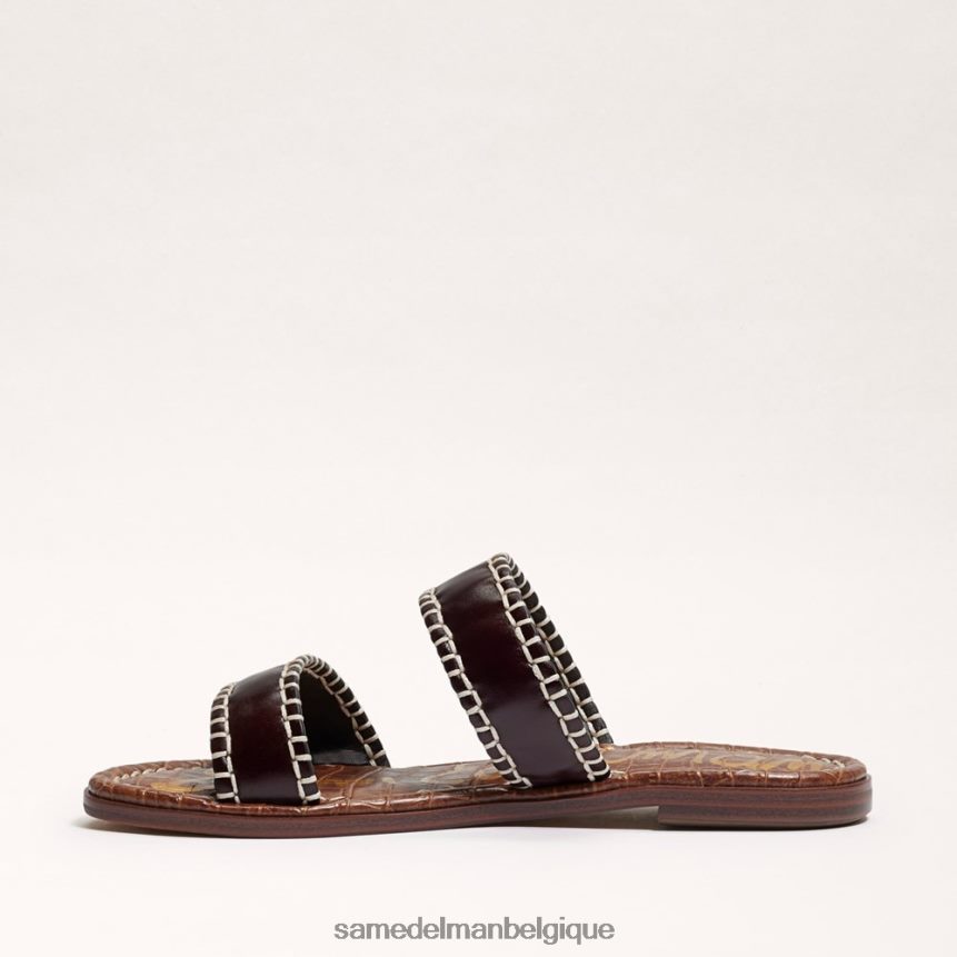 sandale à enfiler ginna Sam Edelman femmes marron foncé JZ0XZ0263 chaussure