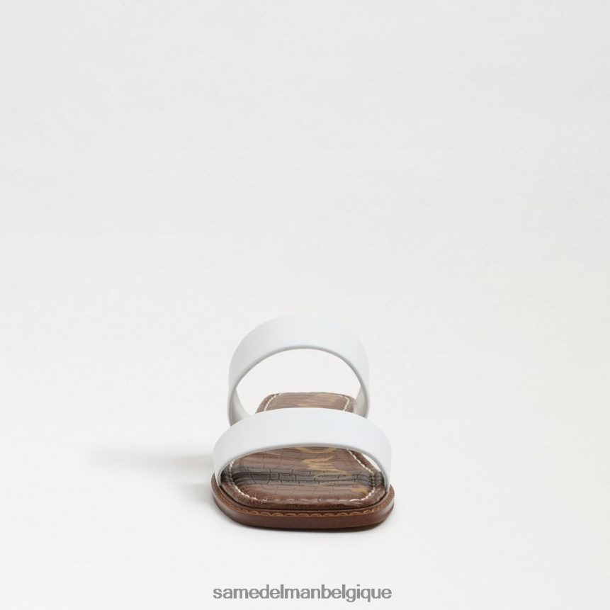 sandale à enfiler haydee Sam Edelman femmes cuir blanc JZ0XZ0573 chaussure