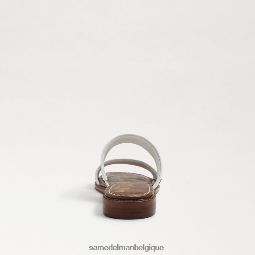 sandale à enfiler haydee Sam Edelman femmes cuir blanc JZ0XZ0573 chaussure