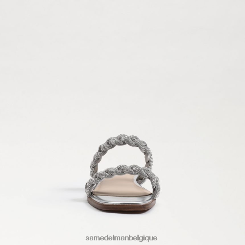 sandale à enfiler inette Sam Edelman femmes argent doux JZ0XZ0693 chaussure