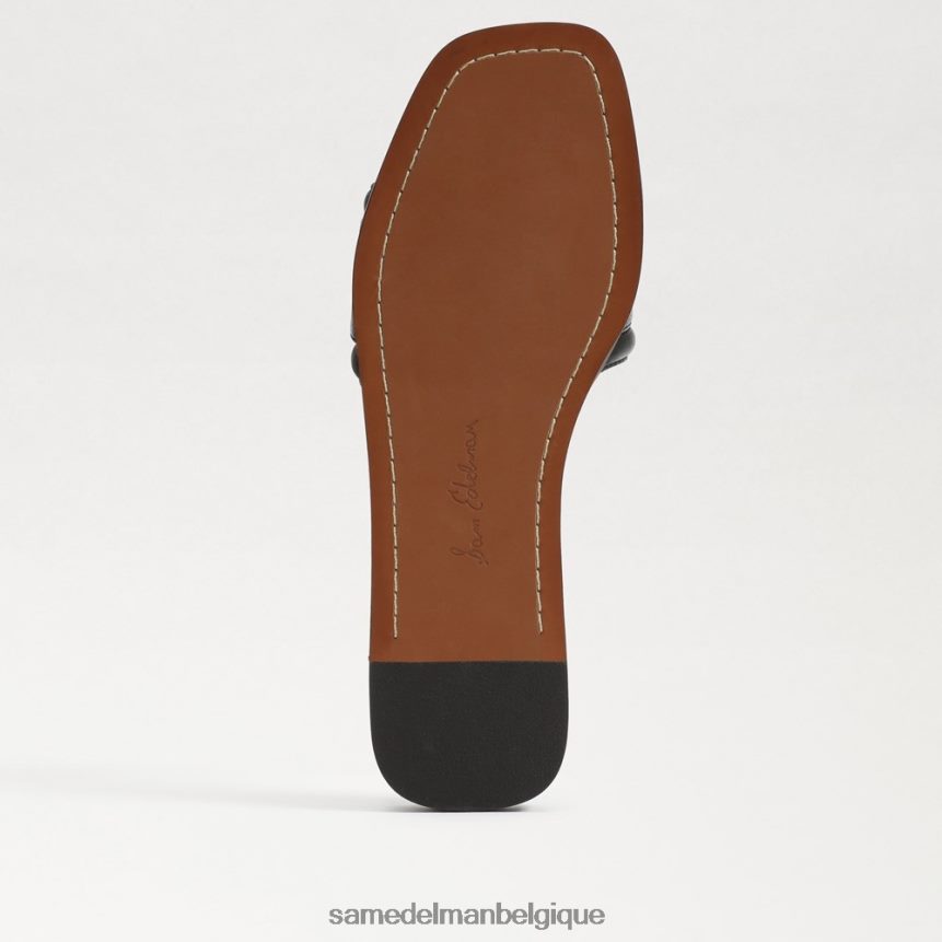 sandale à enfiler irina Sam Edelman femmes lézard noir JZ0XZ03 chaussure