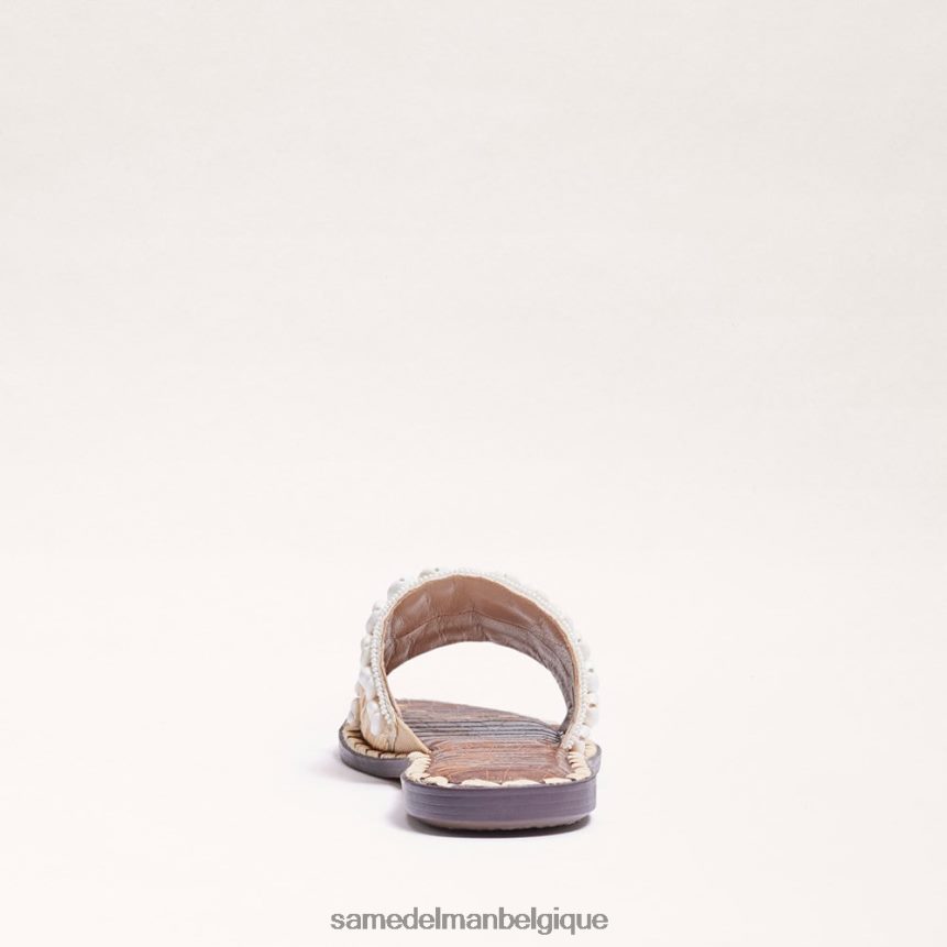 sandale à enfiler à perles Gale Sam Edelman femmes ivoire naturel JZ0XZ0455 chaussure