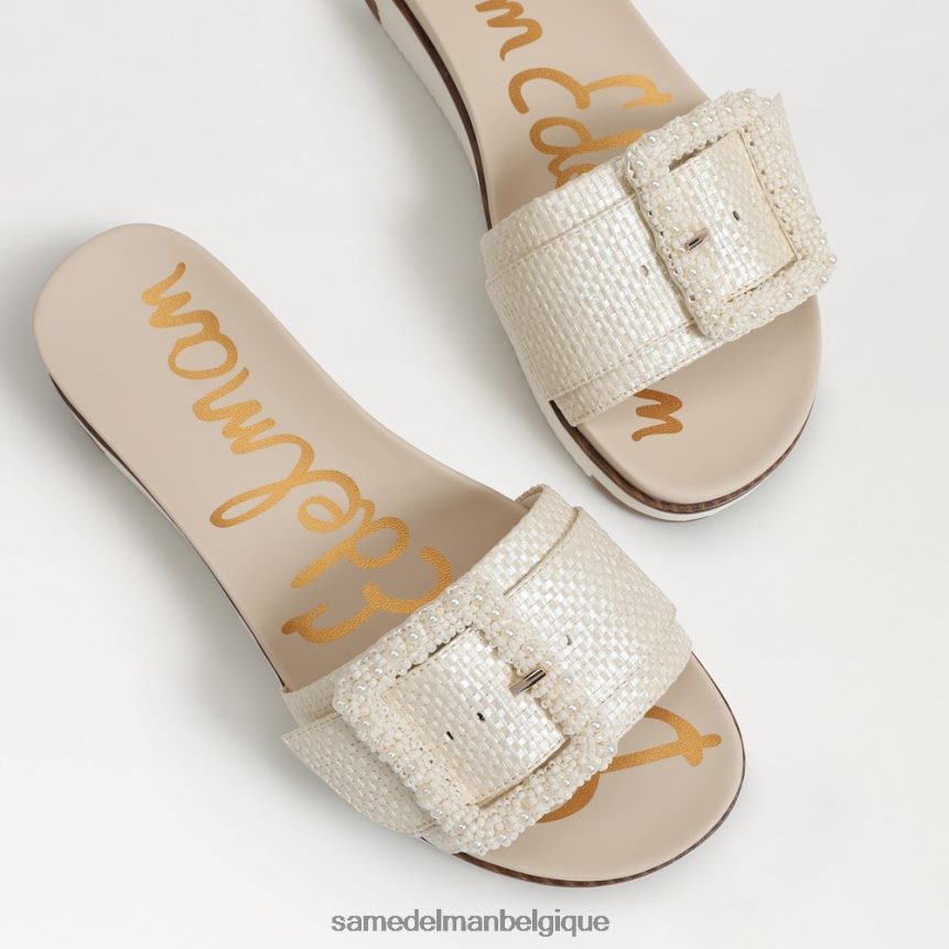 sandale à enfiler à perles ariane Sam Edelman femmes platine JZ0XZ0701 chaussure