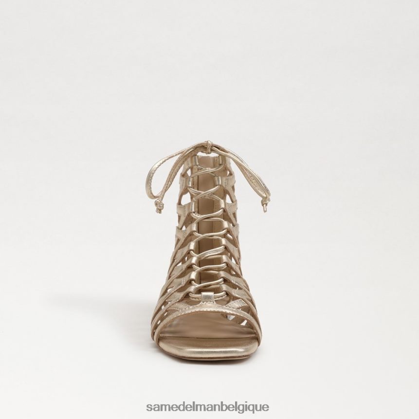 sandale gladiateur lara Sam Edelman femmes feuille d'or JZ0XZ0945 chaussure