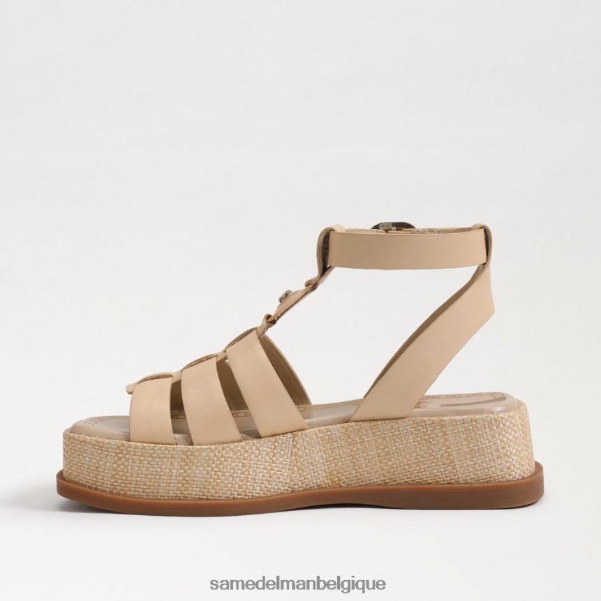sandale gladiateur plateforme naima Sam Edelman femmes blé blanchi JZ0XZ0944 chaussure