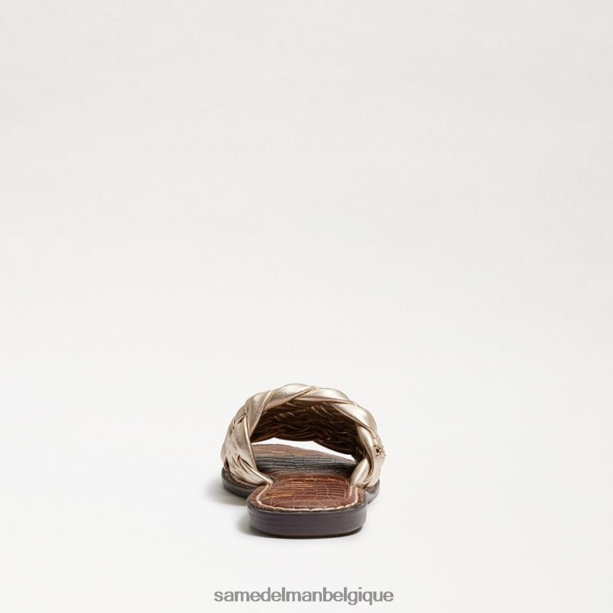 sandale à glissière tissée Griffin Sam Edelman femmes cuir de jute JZ0XZ0636 chaussure