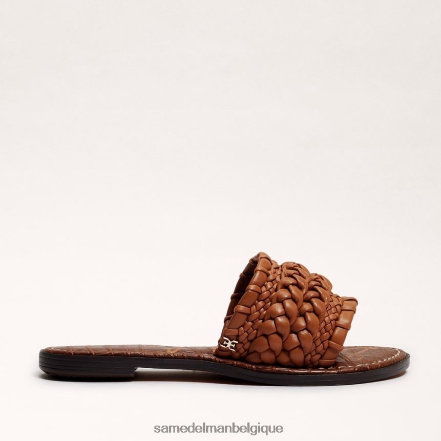 sandale à glissière tissée giada Sam Edelman femmes marron cuoio clair JZ0XZ0404 chaussure