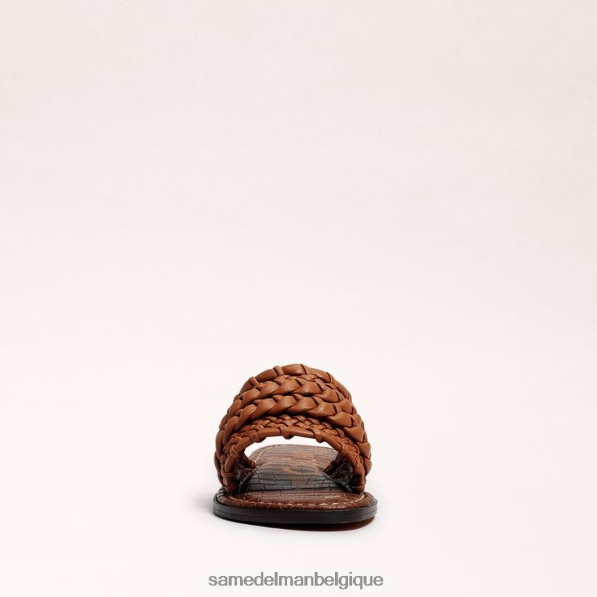 sandale à glissière tissée giada Sam Edelman femmes marron cuoio clair JZ0XZ0404 chaussure