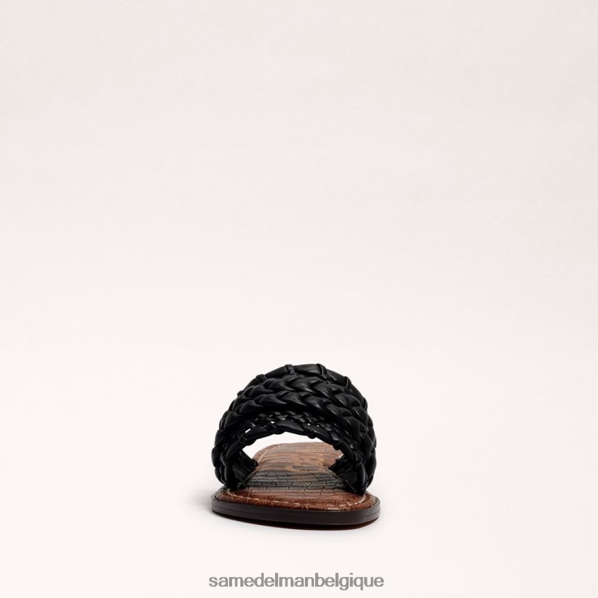 sandale à glissière tissée giada Sam Edelman femmes noir JZ0XZ0405 chaussure