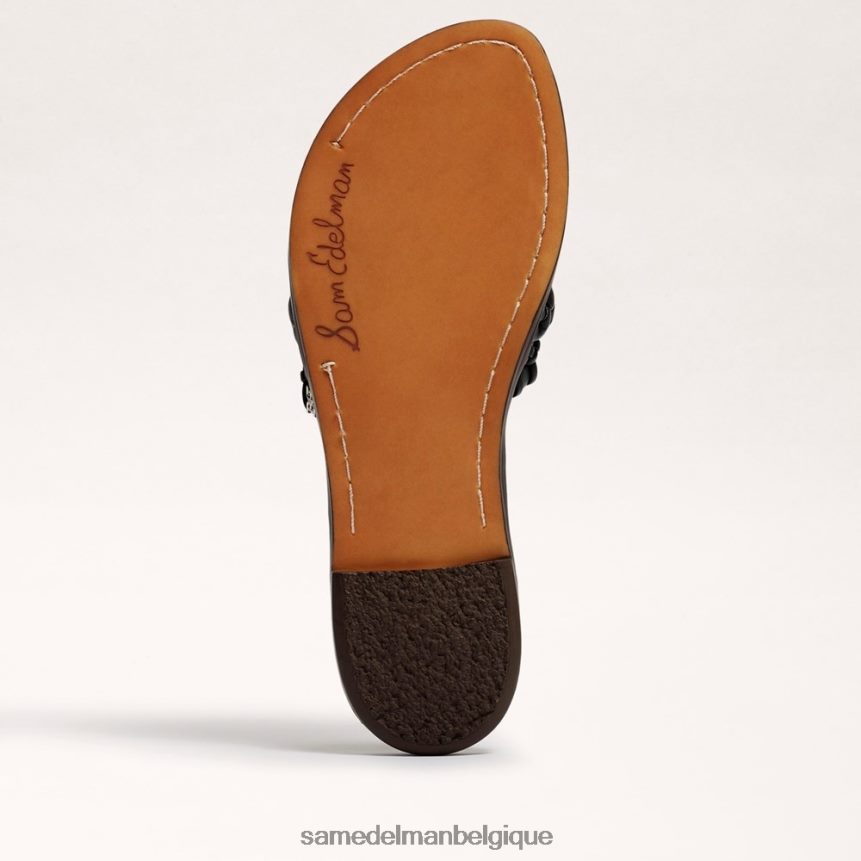sandale à glissière tissée giada Sam Edelman femmes noir JZ0XZ0405 chaussure