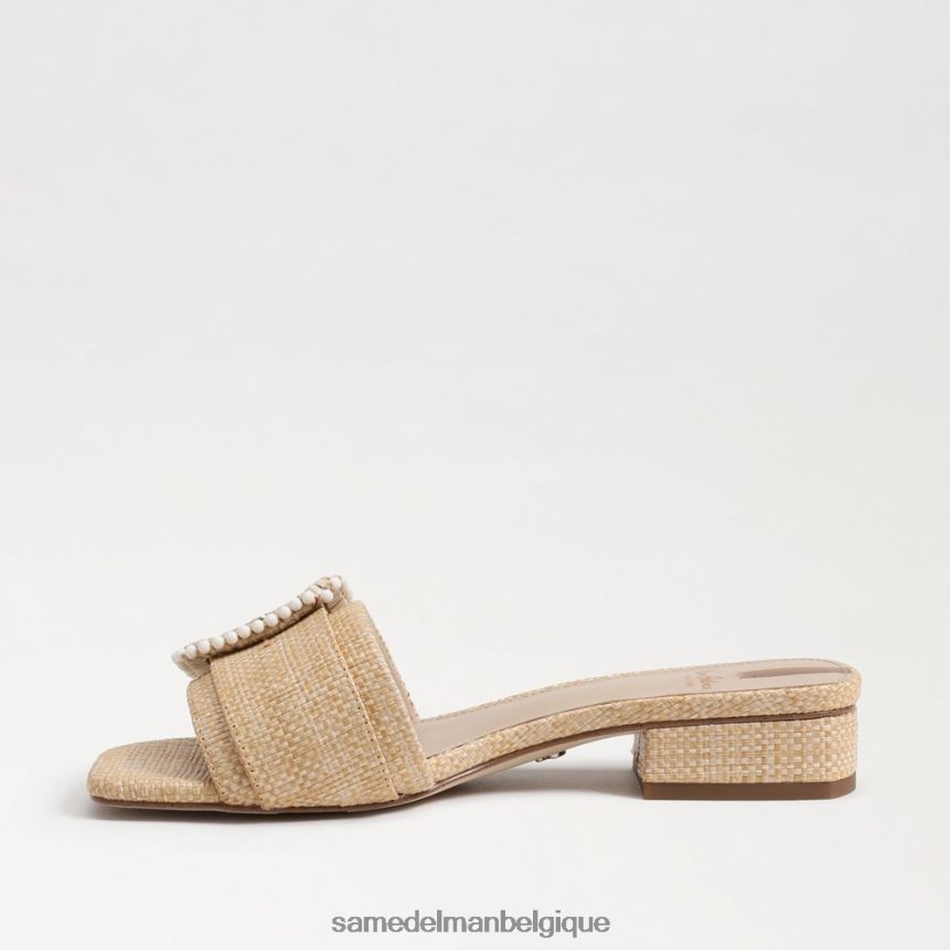 sandale à perles diacon Sam Edelman femmes hêtre blanchi JZ0XZ0194 chaussure