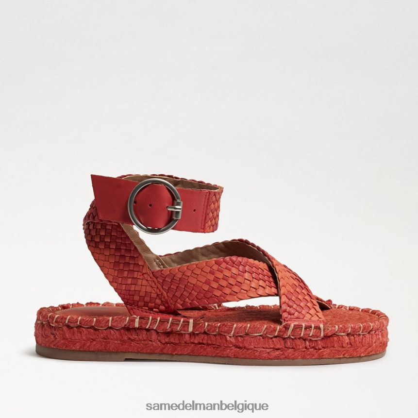 sandale plateforme dakota Sam Edelman femmes coquelicot brillant JZ0XZ0580 chaussure