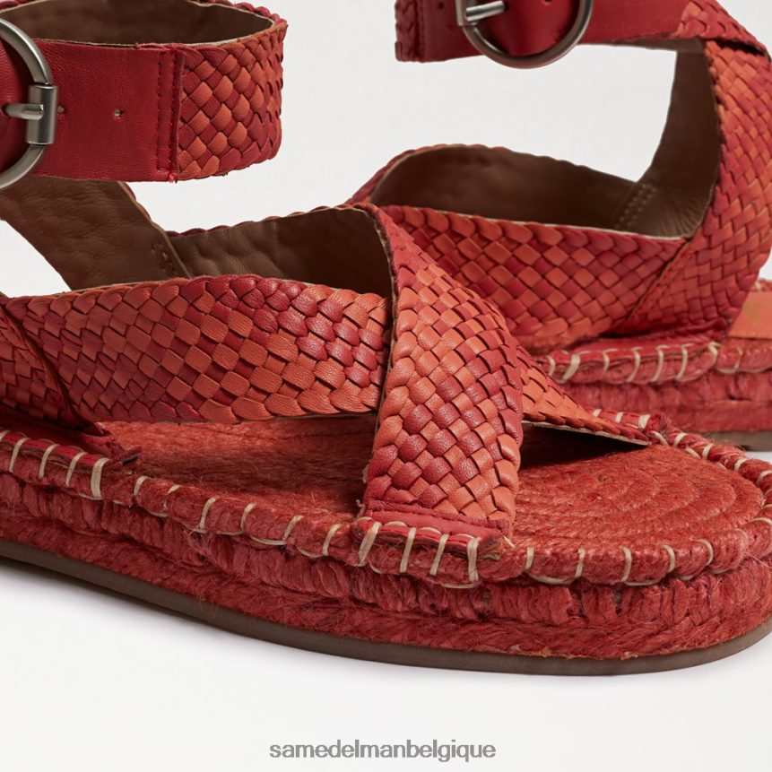 sandale plateforme dakota Sam Edelman femmes coquelicot brillant JZ0XZ0580 chaussure