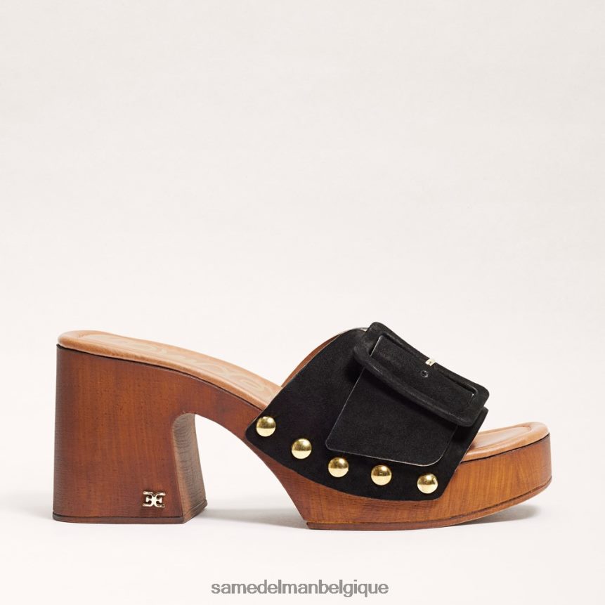 sandale à plateforme marcia Sam Edelman femmes Suède noir JZ0XZ060 chaussure