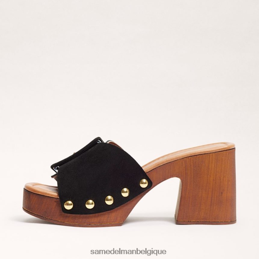 sandale à plateforme marcia Sam Edelman femmes Suède noir JZ0XZ060 chaussure