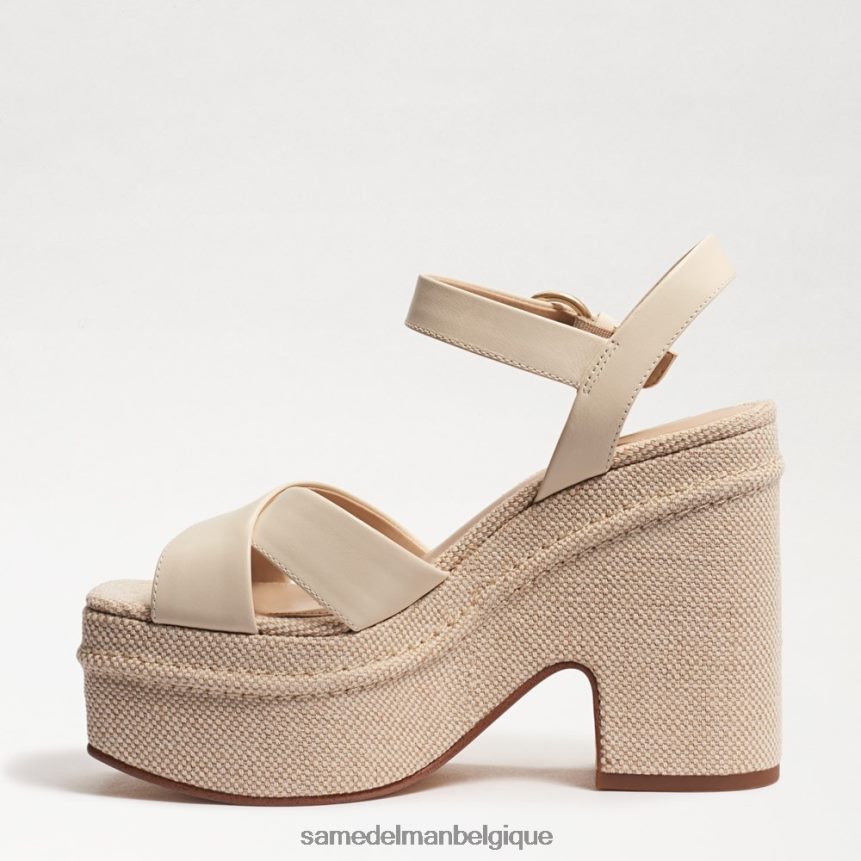 sandale plateforme trianna Sam Edelman femmes ivoire moderne JZ0XZ0533 chaussure