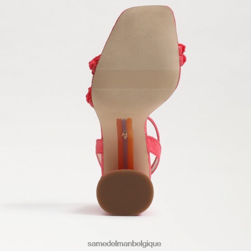 sandale à talon bloc avec perles kia Sam Edelman femmes baros rose JZ0XZ0487 chaussure