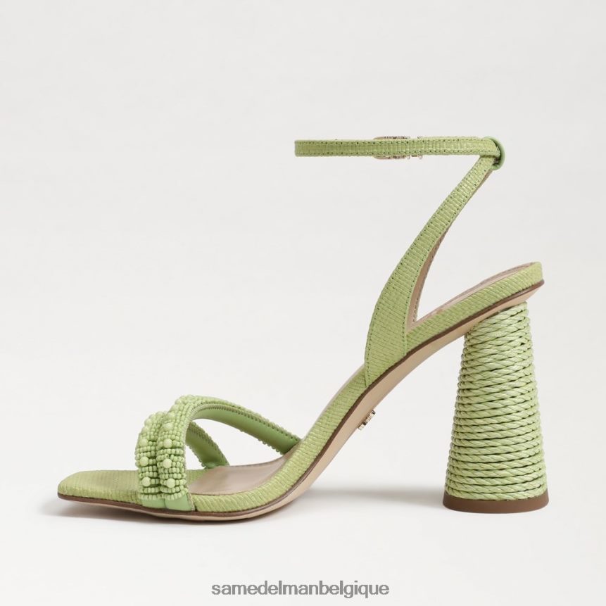 sandale à talon bloc avec perles kia Sam Edelman femmes perle d'été JZ0XZ0490 chaussure