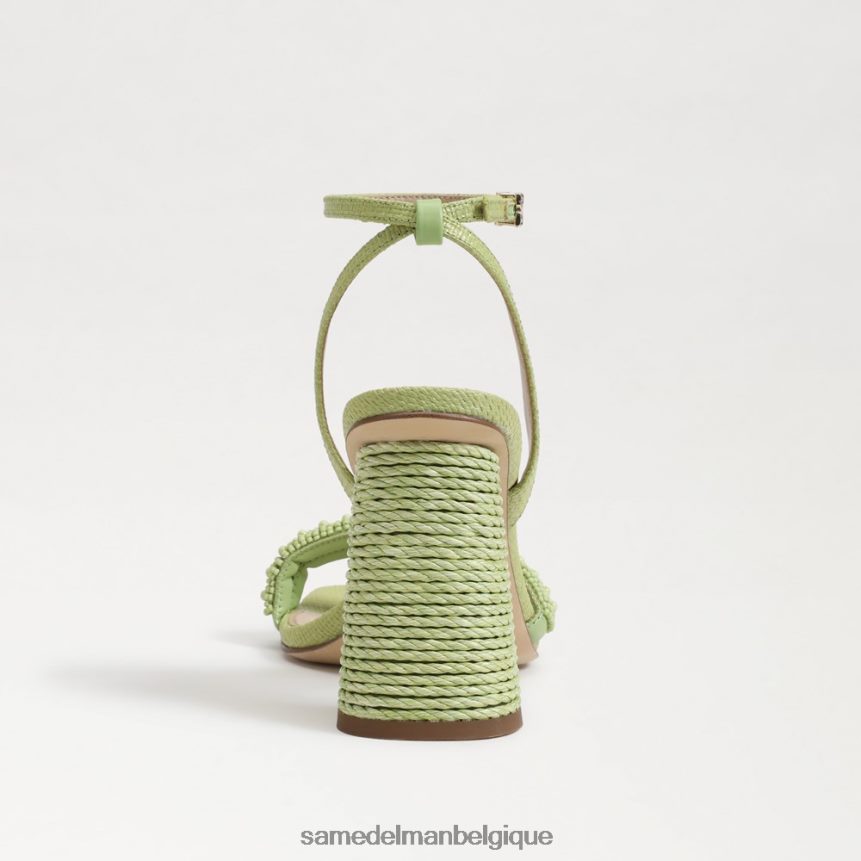 sandale à talon bloc avec perles kia Sam Edelman femmes perle d'été JZ0XZ0490 chaussure