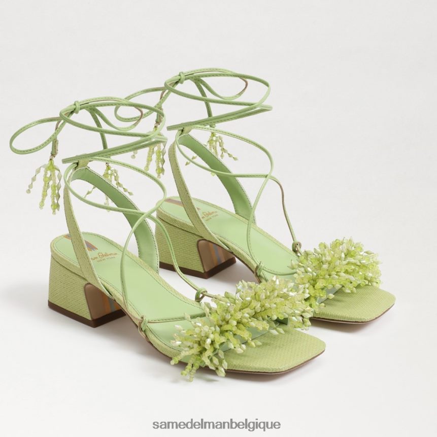 sandale à talon bloc et perles walda Sam Edelman femmes poire d'été JZ0XZ063 chaussure