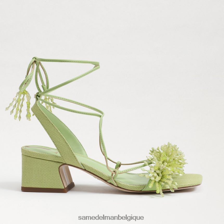 sandale à talon bloc et perles walda Sam Edelman femmes poire d'été JZ0XZ063 chaussure