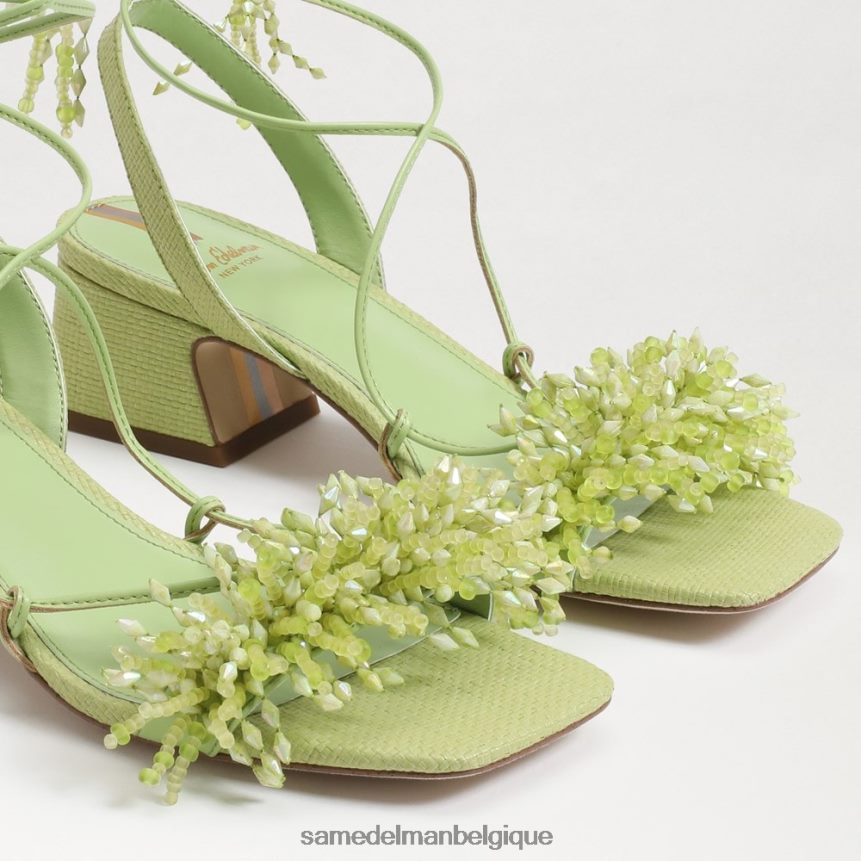 sandale à talon bloc et perles walda Sam Edelman femmes poire d'été JZ0XZ063 chaussure