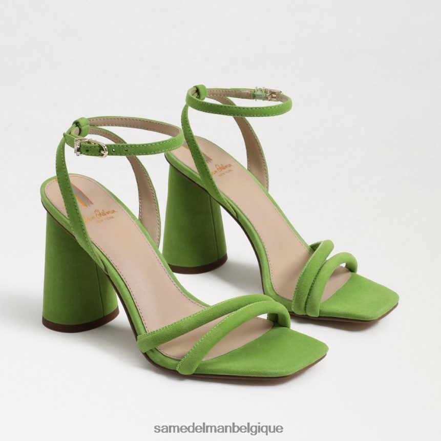 sandale à talon bloc kia Sam Edelman femmes Pomme verte JZ0XZ0121 chaussure