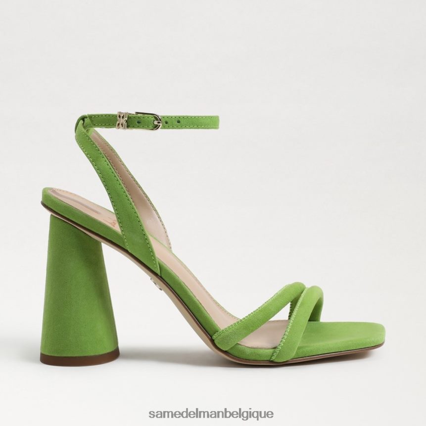 sandale à talon bloc kia Sam Edelman femmes Pomme verte JZ0XZ0121 chaussure