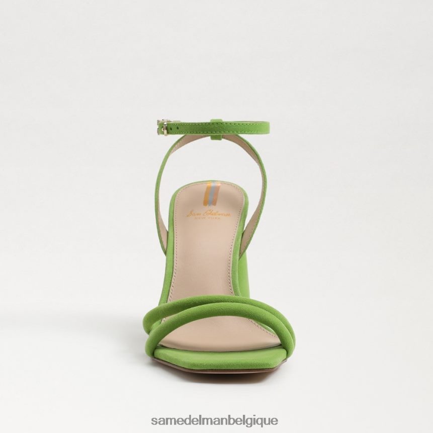 sandale à talon bloc kia Sam Edelman femmes Pomme verte JZ0XZ0121 chaussure