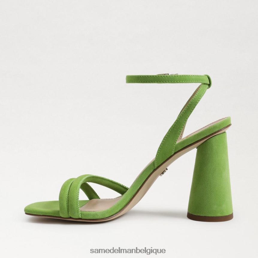sandale à talon bloc kia Sam Edelman femmes Pomme verte JZ0XZ0121 chaussure