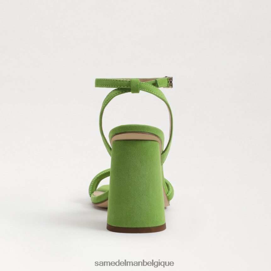 sandale à talon bloc kia Sam Edelman femmes Pomme verte JZ0XZ0121 chaussure