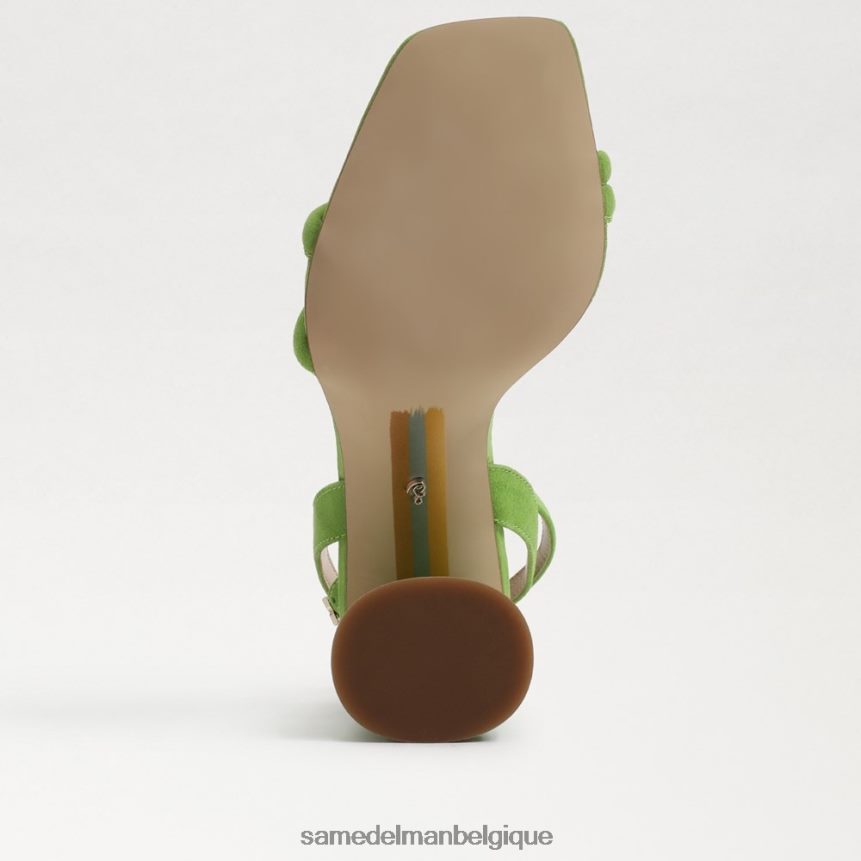 sandale à talon bloc kia Sam Edelman femmes Pomme verte JZ0XZ0121 chaussure