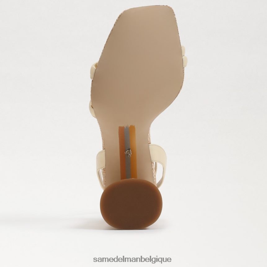 sandale à talon bloc kia Sam Edelman femmes blé blanchi JZ0XZ0108 chaussure
