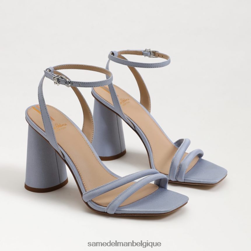 sandale à talon bloc kia Sam Edelman femmes bleu d'Oslo JZ0XZ0111 chaussure