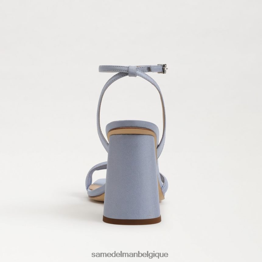 sandale à talon bloc kia Sam Edelman femmes bleu d'Oslo JZ0XZ0111 chaussure